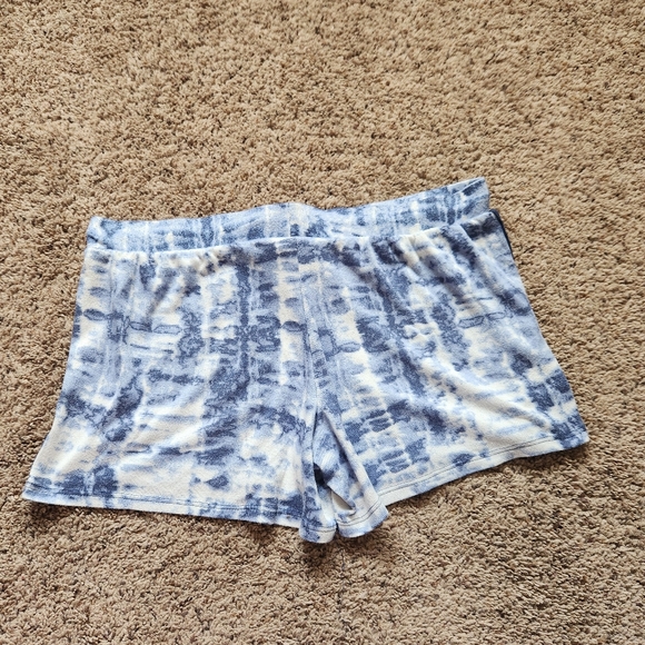Lucky Brand Blue Tie Dye Casual PJ Lounge Shorts - Picture 5 of 6